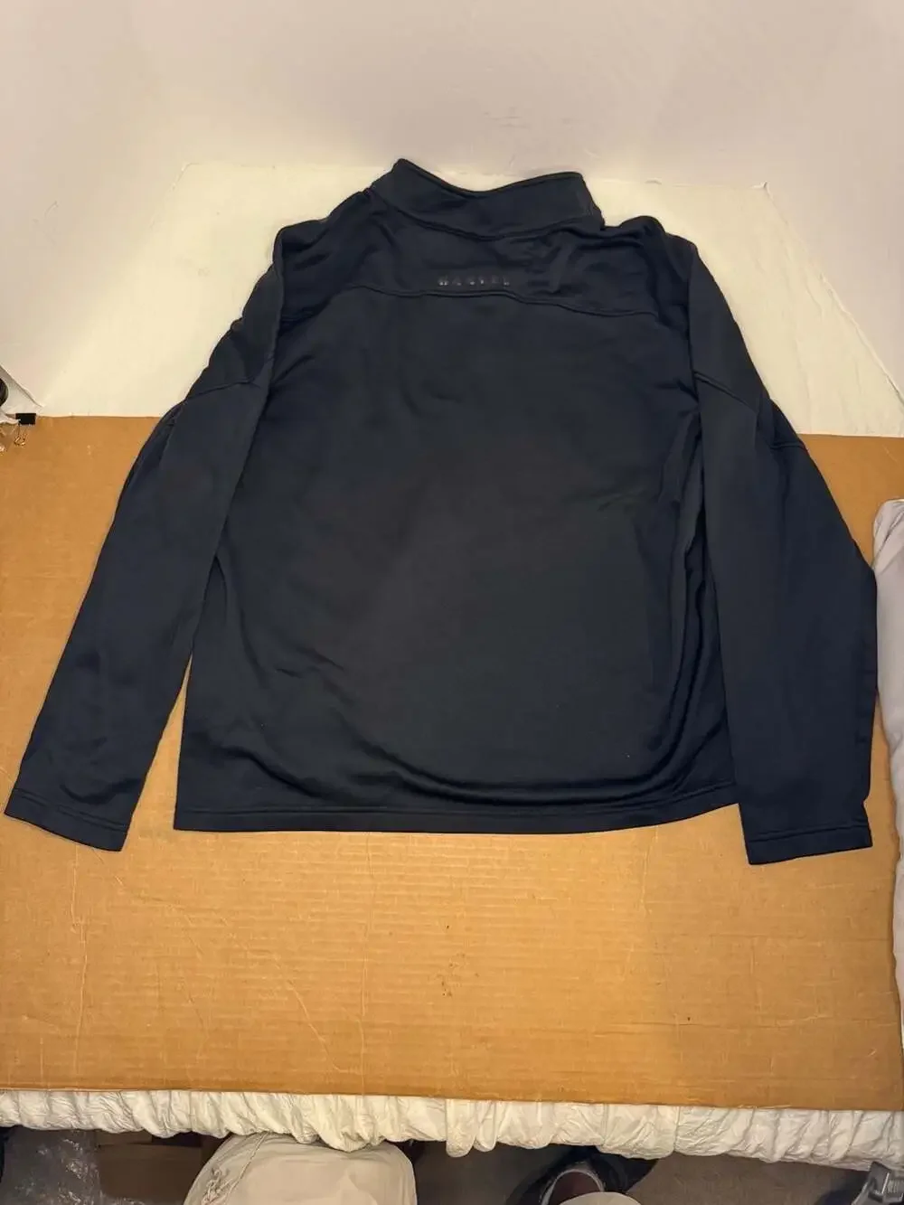 Oakley Black Quarter Zip Pullover Sweatshirt Size L